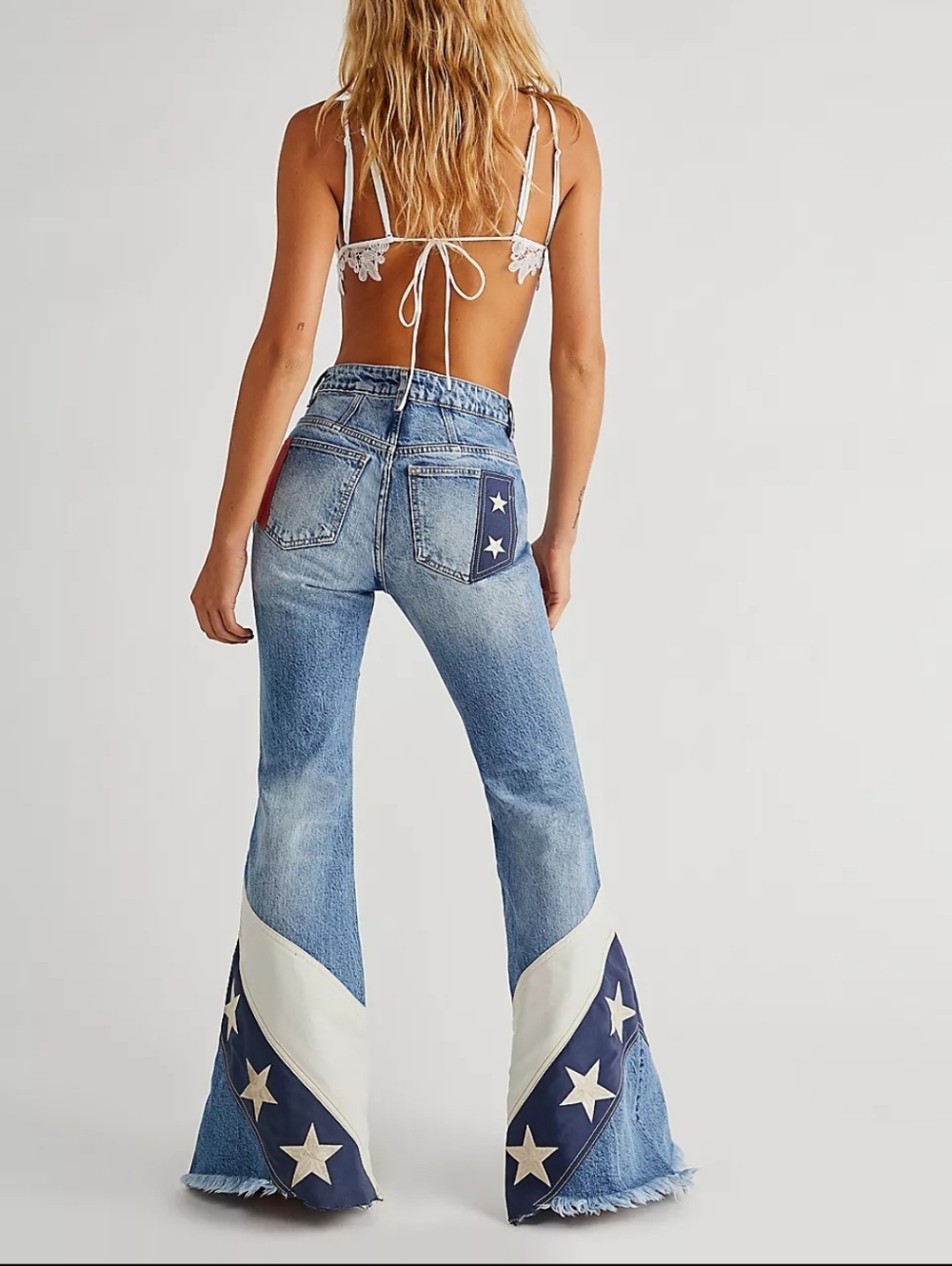 NWT Free People Betsy Flare Jeans - Picture 2 of 9